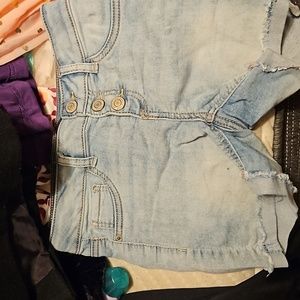 Blue jean shorts